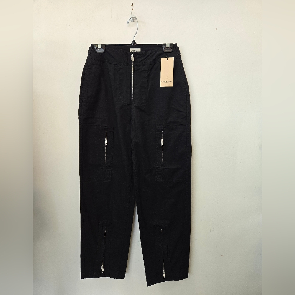 Nwt Scotch & Soda Black Trousers